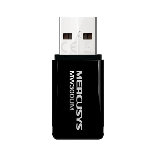 Adaptador USB Mercusys MW300UM Wireless Mini 300 Mbps (Ver. 3.0) - 1