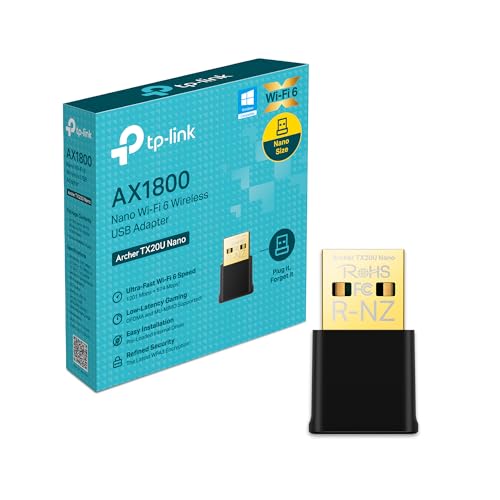 Adaptador USB Wi-Fi 6 AX1800 Nano - 1
