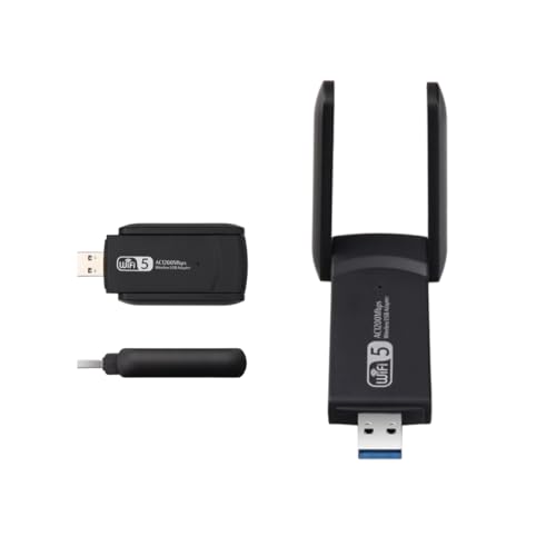 Adaptador Usb Wifi Wireless Dual Band Ac1200 5ghz e 2.4ghz 1200mbps Duas Antena - Qualidade Premium Ezc®
