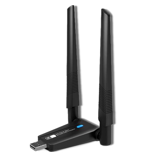Adaptador Usb Wifi Wireless Dual Band AC1300 5GHz e 2.4GHz 1200mbps Duas Antena