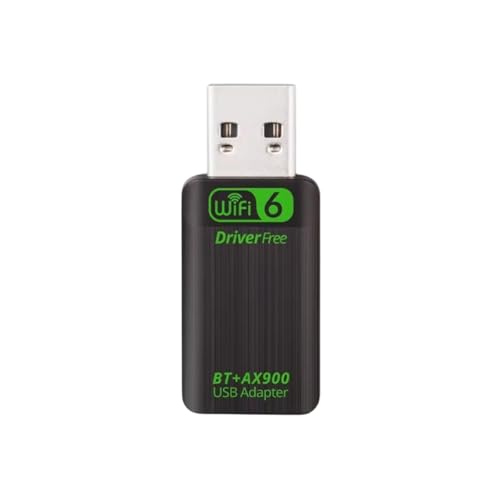 Adaptador WiFi 6 USB AX900 Dual Band 2.4/5GHz Com Bluetooth 5.4 | Adaptador de Rede Sem Fio USB 900Mbps Dualband 2.4 e 5Ghz para PC Desktop | Plug and Play para Windows 10/11