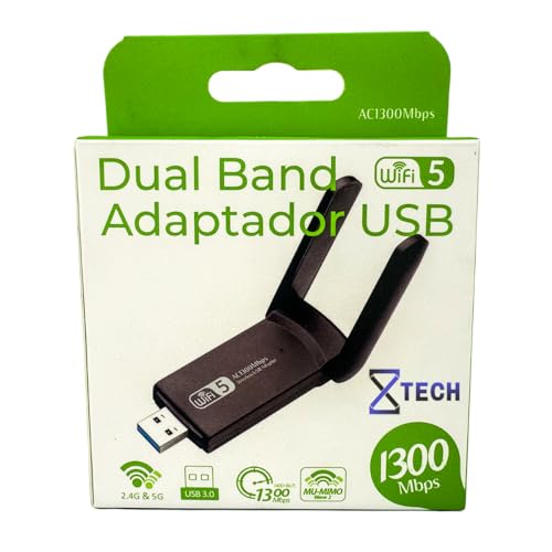 Adptador Wi-Fi 8X TECH 8812BU - 1