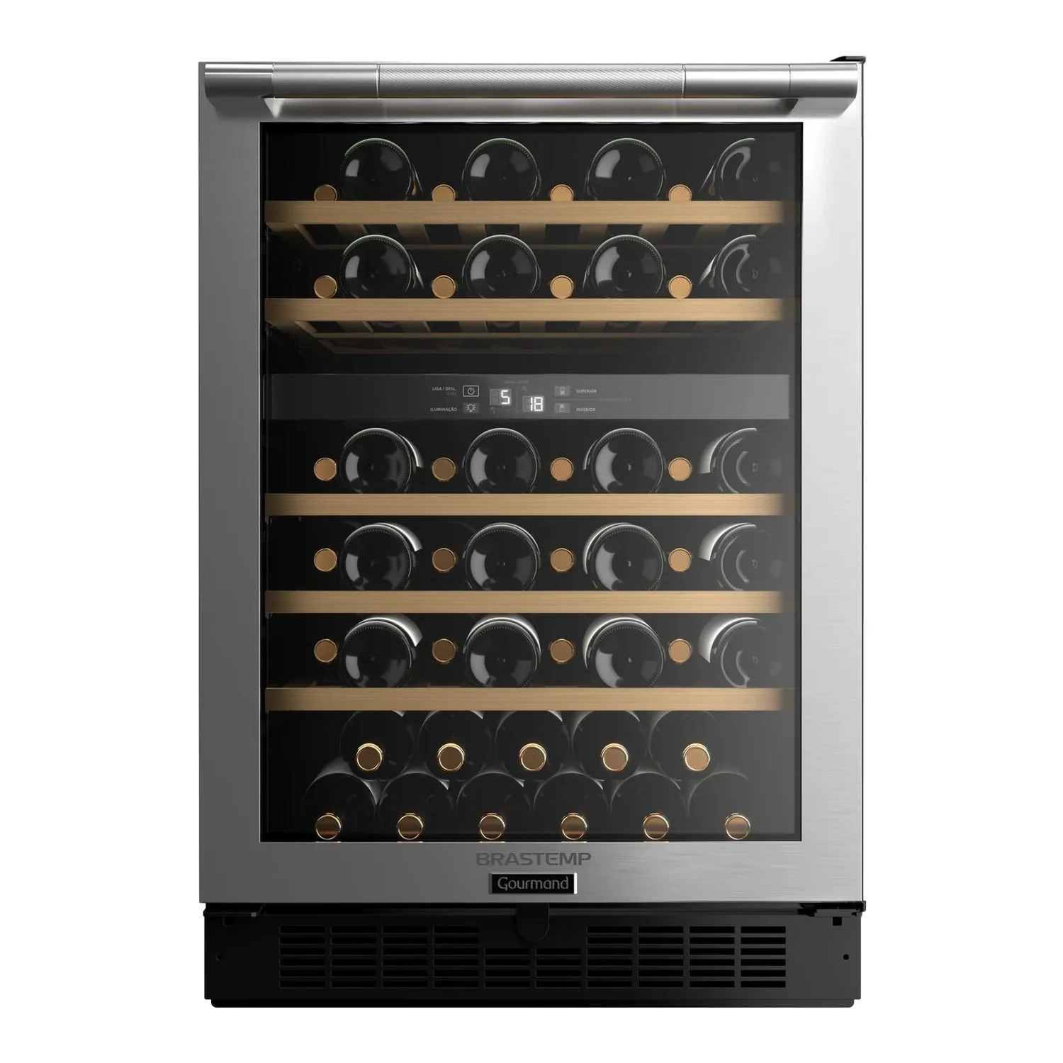 Adega Brastemp Gourmand Dual Zone 51 Garrafas BZB51AE 110V - 3