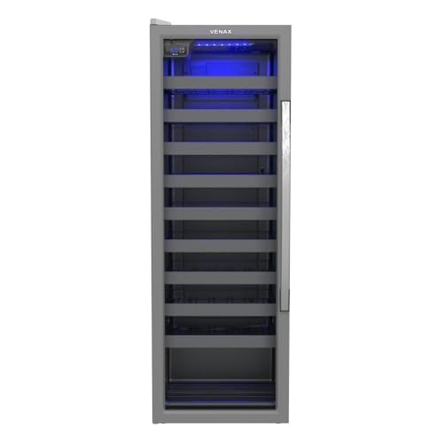 ADEGA PIUBELLA 200 PARA 50 GARRAFAS CINZA PORTA INVERTIDA 220 V - 1