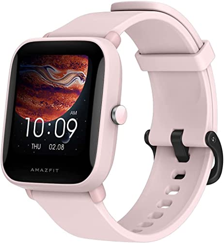 Amazfit Bip U Pro Rosa, Tela touch 1,43", GPS, À Prova D'Água, Notificações - 1