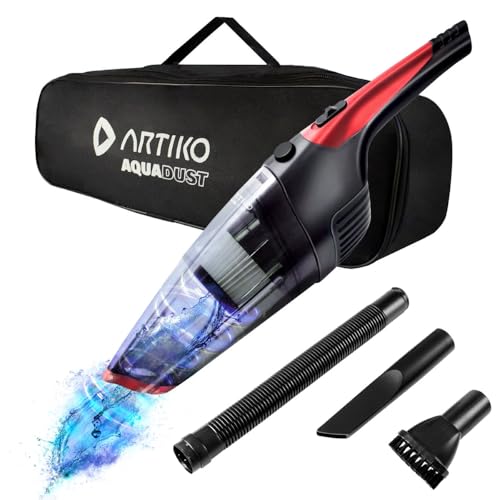 Aspirador De Pó Água e Objetos Sem Fio Portátil Artiko Aquadust Turbo Potente Bivolt Lithium 7.6V - 1