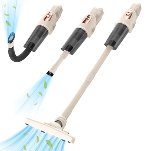 Aspirador de Pó Sem Fio Vertical Portátil Silent 3 Em 1 Creme, Aspirador de Pó Vertical, 110v, 14000 Pa, Aspirador de Pó Vertical Turbo Premium, Aspirador de Pó, Aspirador de Pó, Portatil Sem Fio