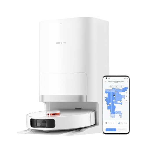 Aspirador robô inteligente Xiaomi X20+, navegação a laser LDS 8000 PA, varredura e esfregão de sucção