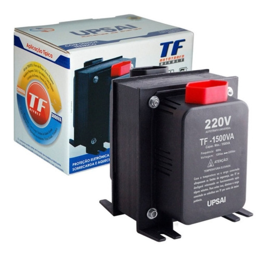 Auto Transformador de Voltagem Upsai 1500VA Modelo 51000150 - 1