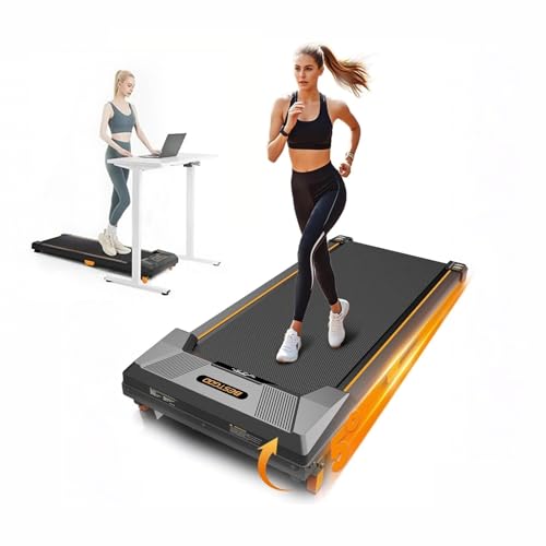 AUXOM Esteira Ergométrica Elétrica -Esteira portátil de 220V Compacta 2.5HP, Inclinação 5°, Até 150kg, Controle Remoto Display LED, para Condicionamento Físico e Queima de Gordura em Casa - 1