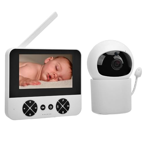 Babá Eletronica Camera para Bebes Sem Fio Visao Noturna Audio Bidirecional Monitoramento de Temperatura Cançao de Ninar Deteccao de Som VOX