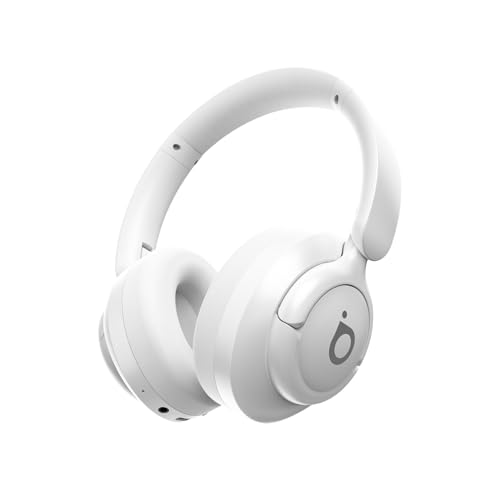 Basike Fone de Ouvido Bluetooth 5.4, ANC Cancelamento de Ruído Ativo Headphone com Microfone, Certificação Hi-Pure Audio, 30h Bateria, LE29 (Branco) - 1