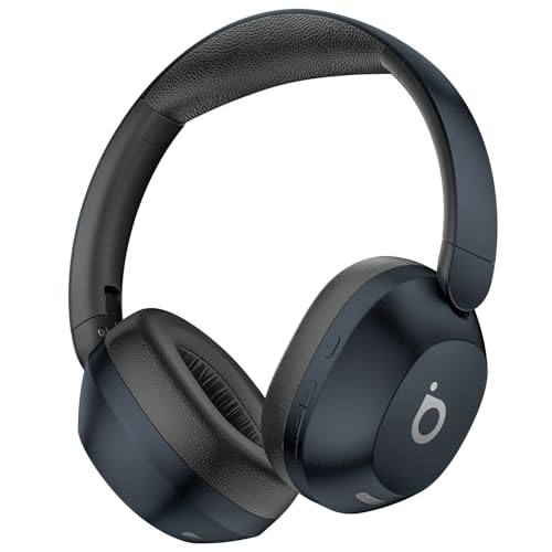 Basike Fone de Ouvido Bluetooth, ANC Cancelamento de Ruído Ativo Headphone Bluetooth 5.4 Headset com Microfone, Certificação Hi-Res Audio, 30 horas reprodução, LE15 (Azul) - 1