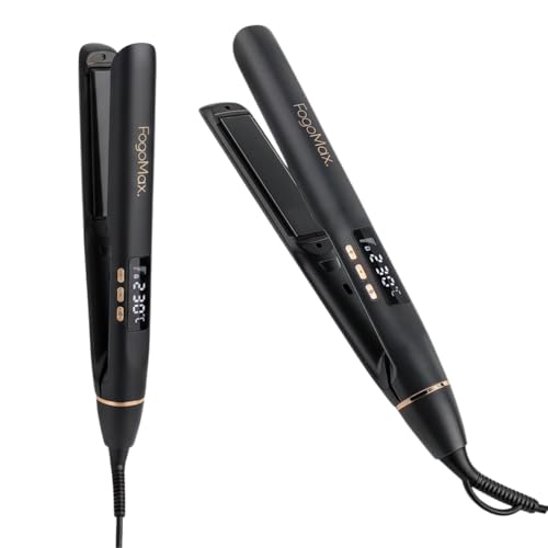 Benedita, Prancha Chapinha de Cabelo Queratina Bivolt Profissional Alisa e Hidrata AntiFrizz Aquecimento Ultrarrápido Tela LCD - 1