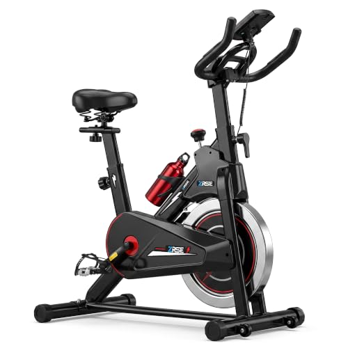 Bicicleta Ergométrica Spinning, Volante de Inércia 7kg, Silenciosa para Casa, Estrutura Reforçada, Resistência Ajustável, Assento e Guidão Reguláveis, Suporta 120kg - 1