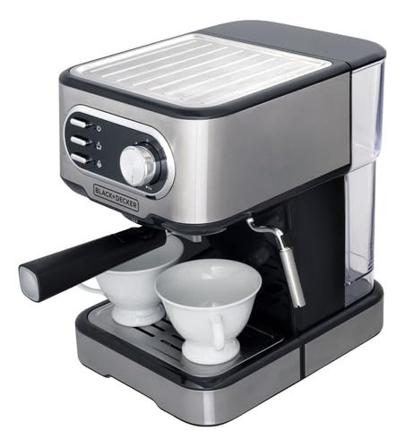 BLACK+DECKER Cafeteira Elétrica, Compatível com Cápsulas Nespresso e Dolce Gusto, Até 2 Xícaras de Café Simultâneas, 220 V, Modelo CE1100G-B2