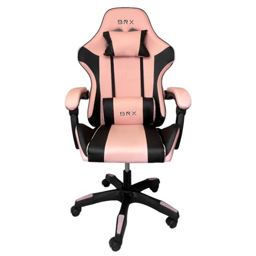 CADEIRA GAMER BRX IMPACT PINK & BLACK - 1