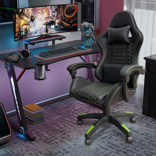 Cadeira Gamer Ergonômica 200KG com Reclinação 90°-150° e Apoio 4D - Conforto e Durabilidade