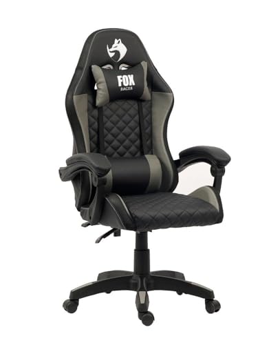 Cadeira Gamer Fox Racer Vulpes Cinza WZ-318 - 1