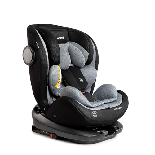 Cadeirinha Infanti, Mundi, com Giro 360°, Cinza - 1