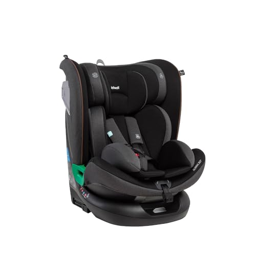 Cadeirinha Infanti, Nonna, com Giro 360°, Preto Noturno - 1