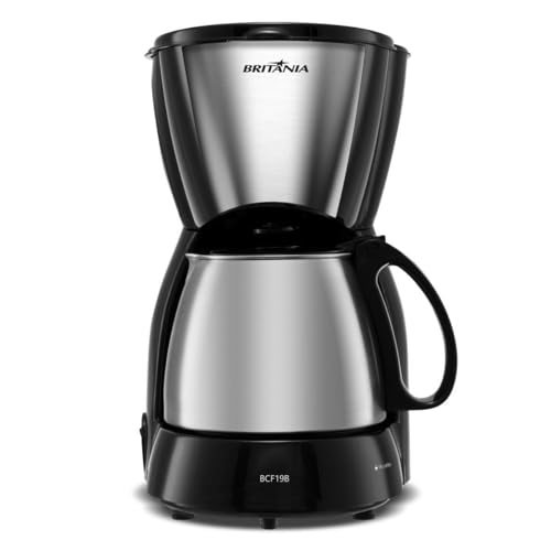 Cafeteira Britânia 18 Cafézinhos Jarra de Inox BCF19B 550W Preto 220V