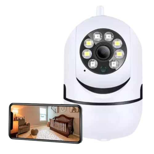 Câmera Babá Eletrônica HD Com App, Infravermelho Sensor para Monitoramento de Bebês, Pets Idosos