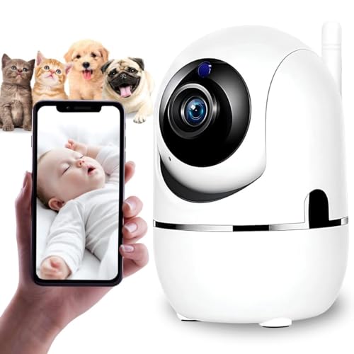 Câmera Babá Eletrônica Wi-Fi com Microfone, Visão Noturna e Detecção de Movimento – Monitoramento Inteligente de Bebês e Pets. - 1