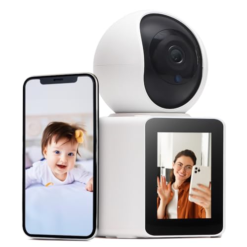 Câmera IP Wi-Fi Babá Eletrônica Inteligente Com Áudio Alarme Visão Noturna E Tela Full HD - 1