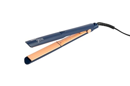Chapa Taiff Gloss Profissional, 230° azul, cerâmica, Bivolt - 1