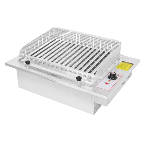 Churrasqueira Elétrica de Embutir com Grelha Argetina, Sem fumaça, Inox, 110v ou 220v (110v)
