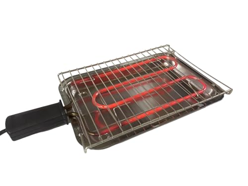 Churrasqueira Elétrica Portátil Grill Master Bandeja Inox 220v - 1