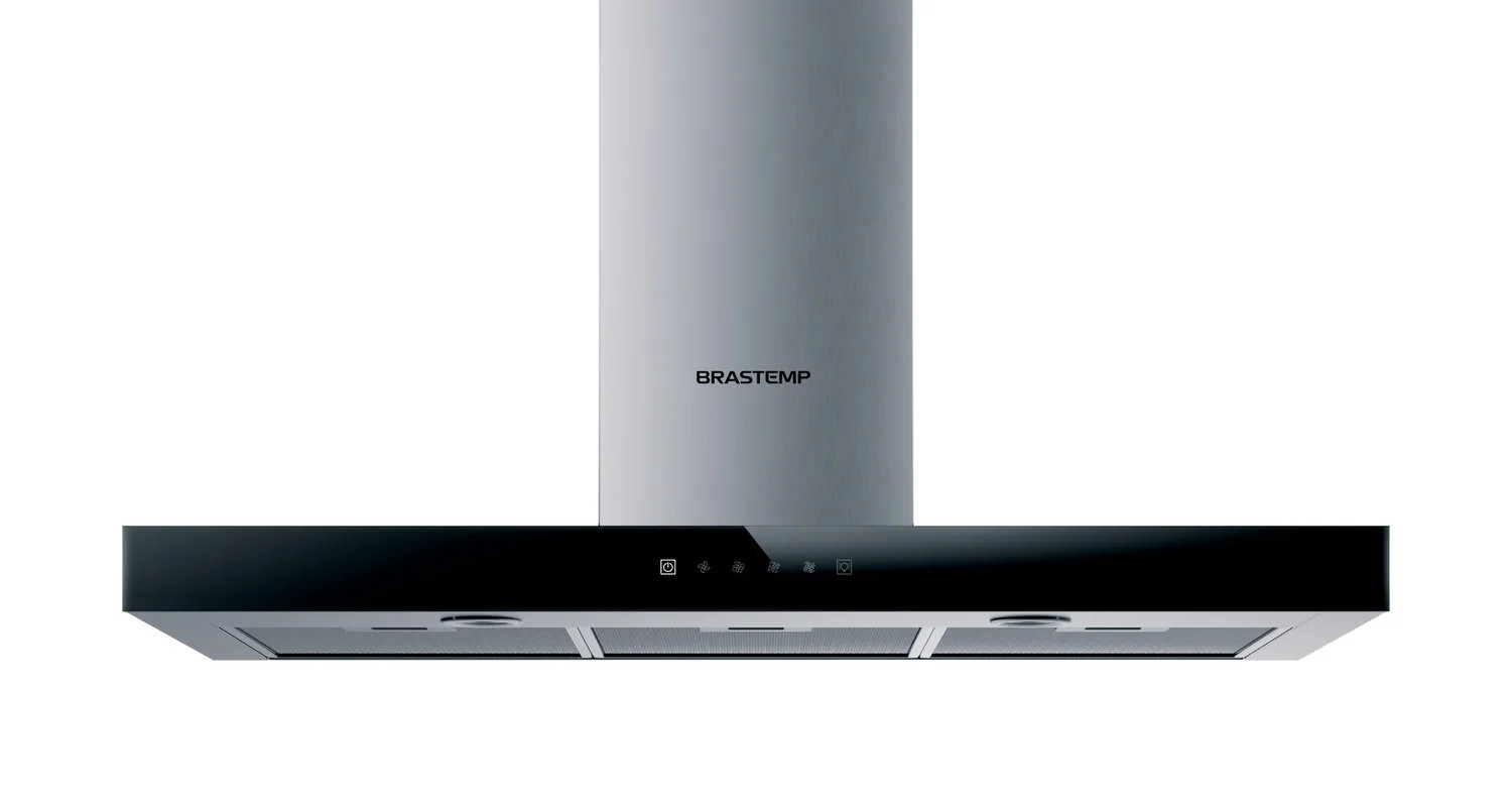Coifa Tbox Parede Brastemp 90cm Inox - Bae90ar 220V