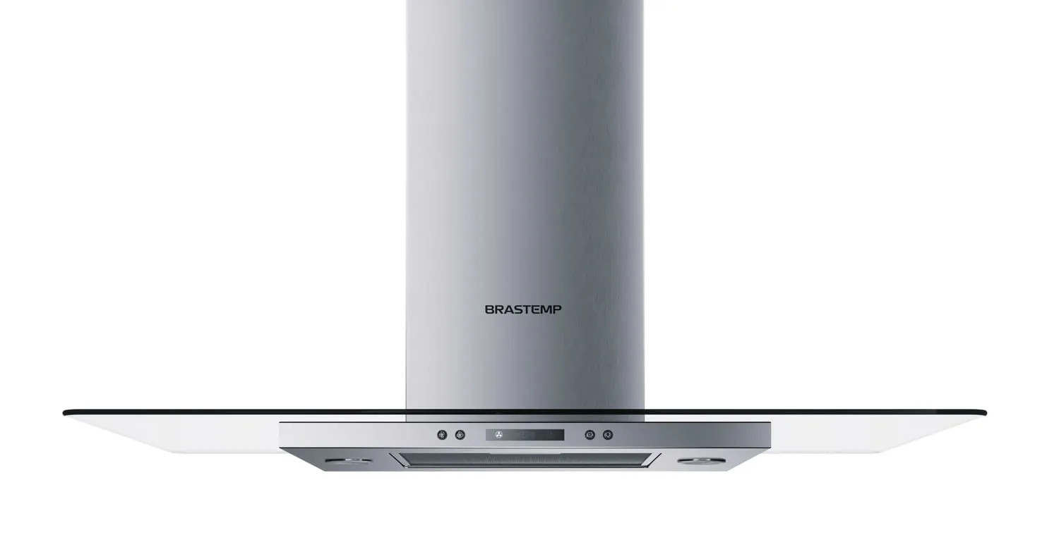 Coifa Vidro Plano Ilha Brastemp 100 cm - BAV10AR - 5
