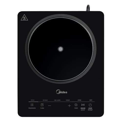 Cooktop 1 Boca de Indução Portátil Even Pro Midea CYDJ11-127v - 1
