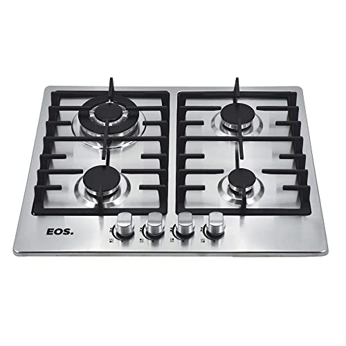 Cooktop a Gás 04 Bocas Eos Ecg04 Inox Bivolt - 1