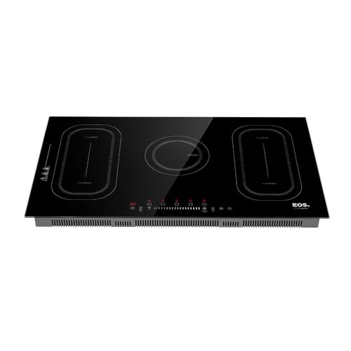 Cooktop de Indução Cinco Bocas EOS 90cm Freezone Preto 9500W ECI05EPF 220V - 1
