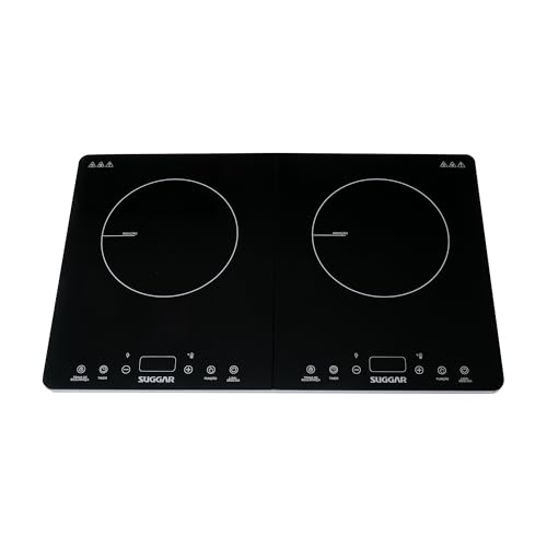 Cooktop Portátil de Indução 2 Zonas 220v Preto