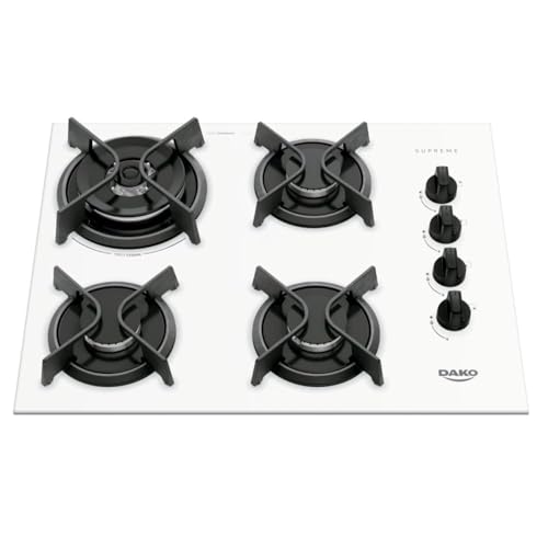 Cooktop Supreme Dako a Gás Branco 4 Bocas Bivolt - 1
