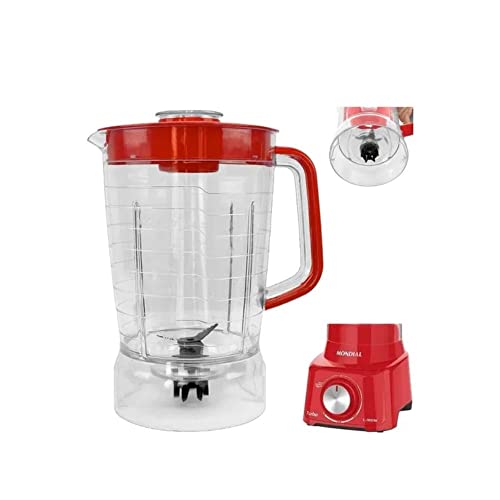 Copo Liquidificador Mondial L-850w / 900w Cristal Vermelho - 1