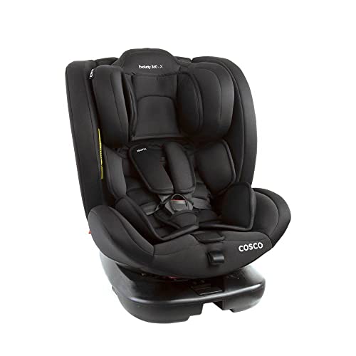 Cosco Kids, Cadeirinha Evolutty 360 X, 0 a 36kg, com Giro 360º e Isofix, Preto - 1