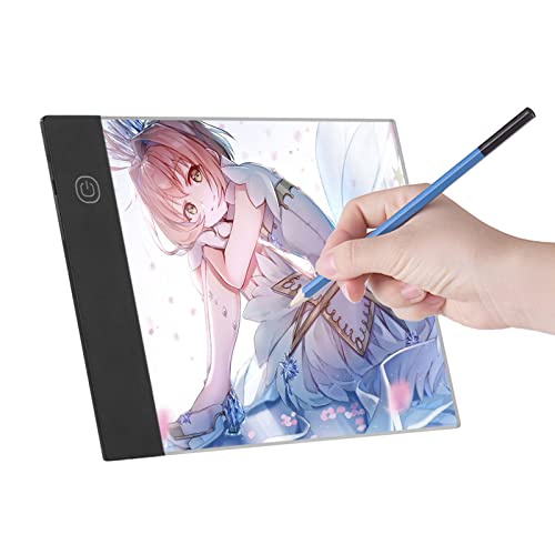 Drawing Tracer,Mesa digitalizadora para tablet digital LED A5 Light Pad com brilho ajustável de 3 níveis - 1