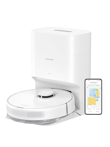 DREAME D10 Plus Gen 2 Robô Aspirador e Mopa com Base de Autolimpeza para 90 Dias de Limpeza, Sucção de 6000 Pa e Navegação LiDAR, Desvio de Obstáculos, Conexão Wi-Fi, 127v