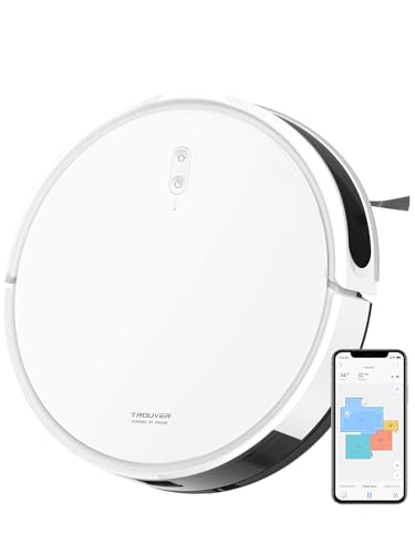 DREAME M1 Robô Aspirador e Passa Pano 2 em 1,Sucção de 4500Pa, Navegação LiDAR a laser, Sobe 20 mm, Antiqueda, Retorna/retoma, App & Voz (Alexa/Google/Siri), bivolt