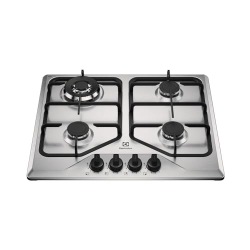Electrolux Cooktop 4 Bocas a Gás Electrolux Inox Experience Multi Chama e Grade Ferro Fundido (KE4XC) Bivolt