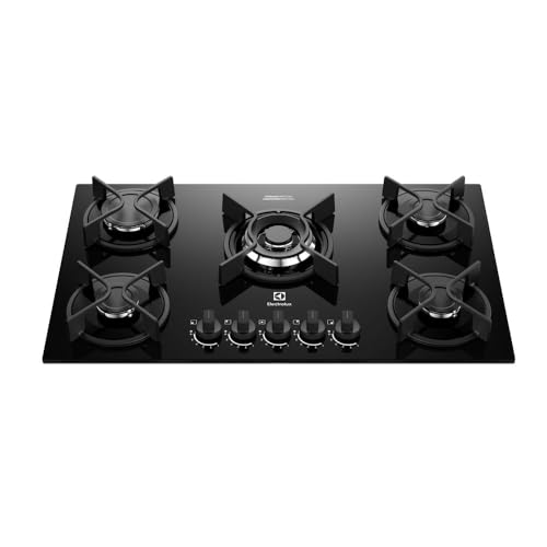 Electrolux Cooktop 5 Bocas a Gás Electrolux Mesa Vidro Experience ChamaPrecisa e Multi Chama (KE5GC) Bivolt - 1