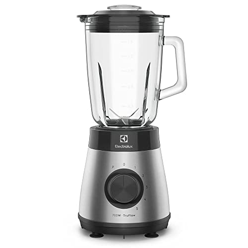 Electrolux Liquidificador inox jarra de vidro resistente capacidade 1,5L 5 velocidades função pulsar 700W EBS30 127v - 1