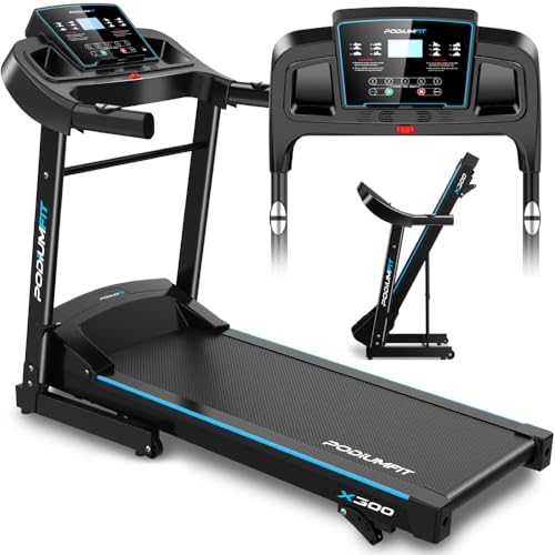 Esteira Eletrica Podiumfit X300 - Silenciosa - Dobrável - 12 km/h - 2.0 HPM - 1