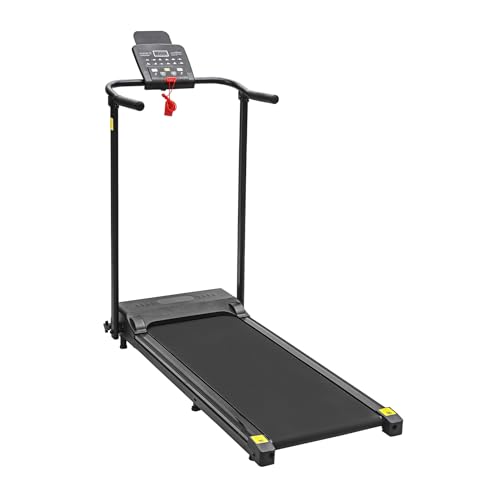 Esteira Elétrica Preta Dobrável Mile Fitness 110V Compacta e Silenciosa - 1