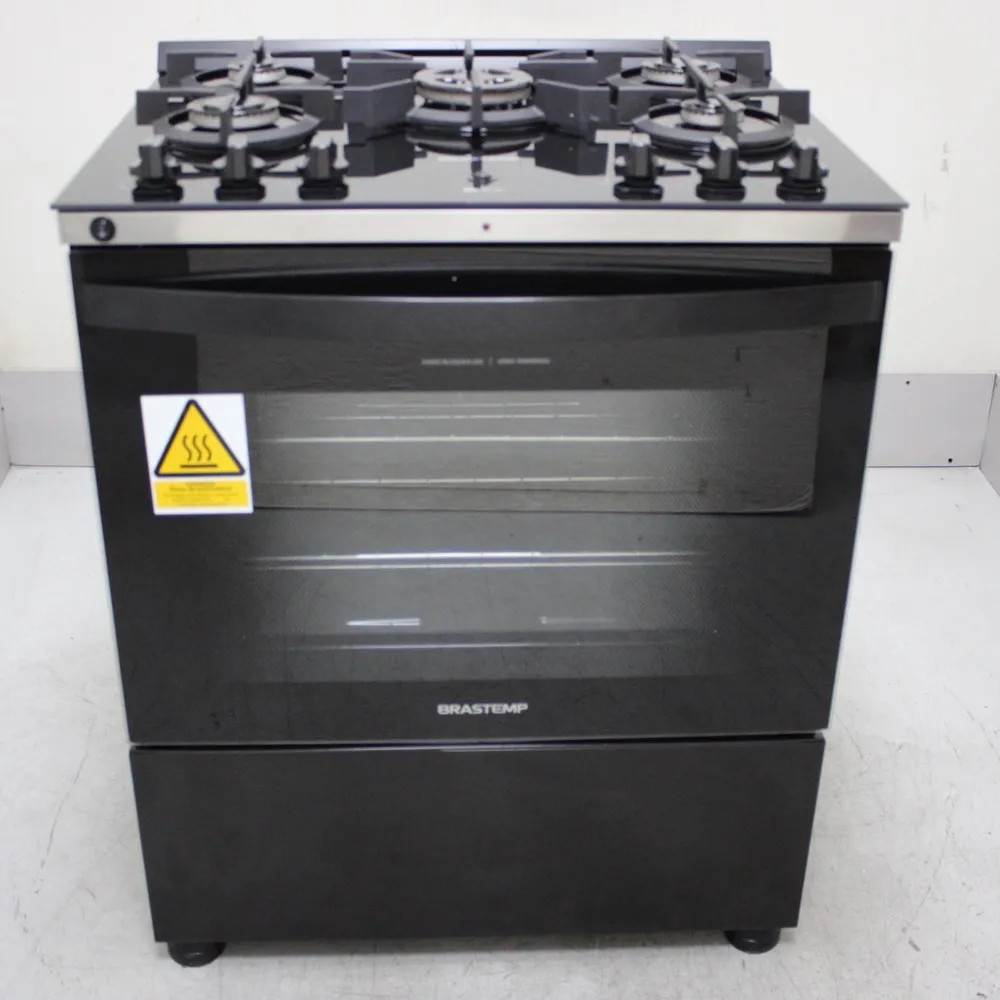 Fogão Brastemp 5 Bocas com Mesa de Vidro, Função Air Fryer e Turbo Chama - 6